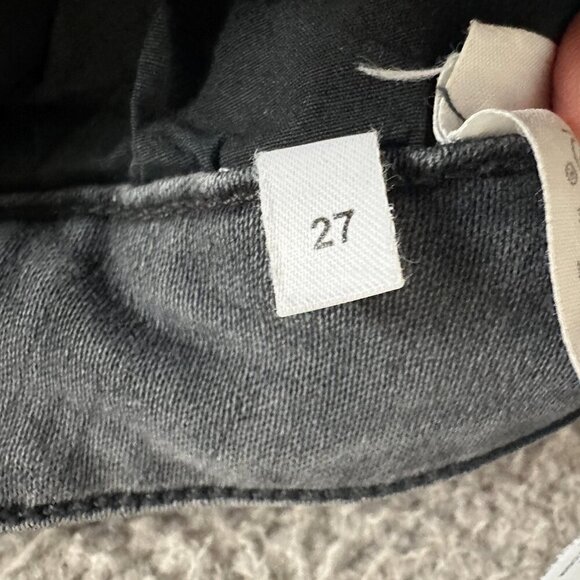 Closed Jeans BAKER Candiani Denim Grey Made in Italy Raw Chewed Hem - Picture 9 of 16